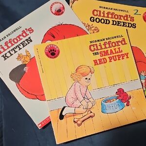 Clifford's Adventures Book Set - Kitten, Small Red Puppy, Good Deeds
